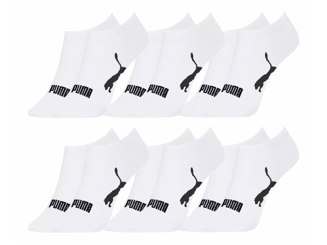 Kit Com 6 Meias Sapatilha Invisivel Algodo Sport Puma