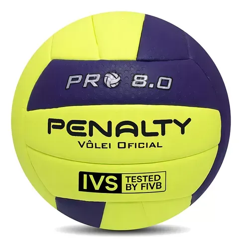 Bola Vlei Penalty 8.0 Ivs Tested By Fivb Pro Ix Cor Amarelo Tamanho nico