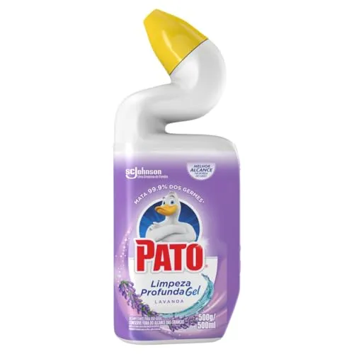 Pato Limpador Sanitrio Gel, Lavanda, Limpeza Pesada, Banheiro E Vaso Sanitrio, 500ml