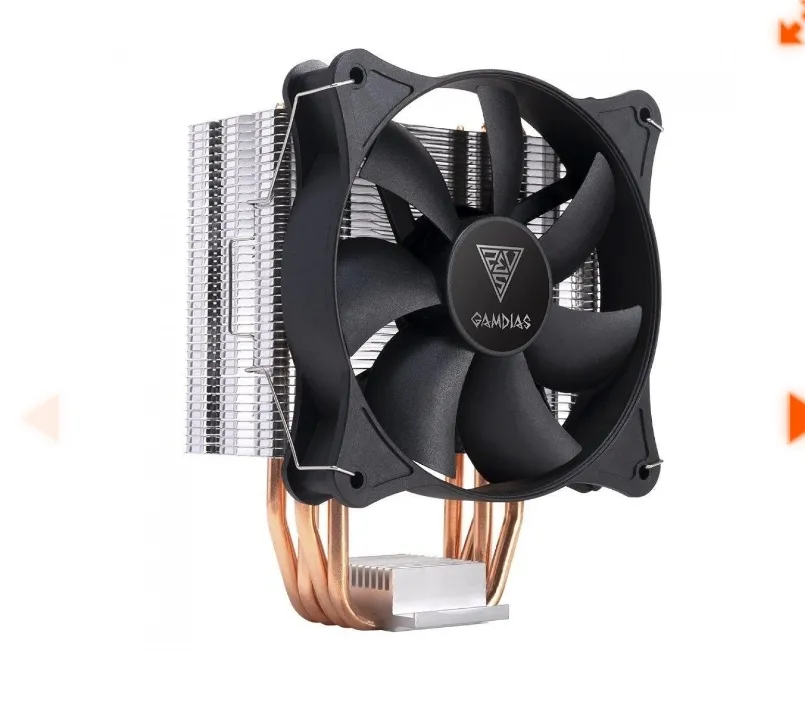 Cooler Processador Gamdias Boreas E1-410, Black, 120mm, Intel-amd, Boreas E1-410-mono