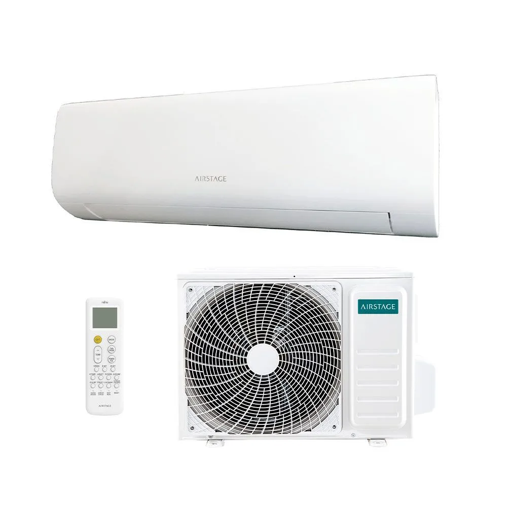 Ar Condicionado Split High Wall Inverter R-32 Fujitsu Airstage Essencial 12000 Btus Quente/frio 220v Monofsico Aska12kpba