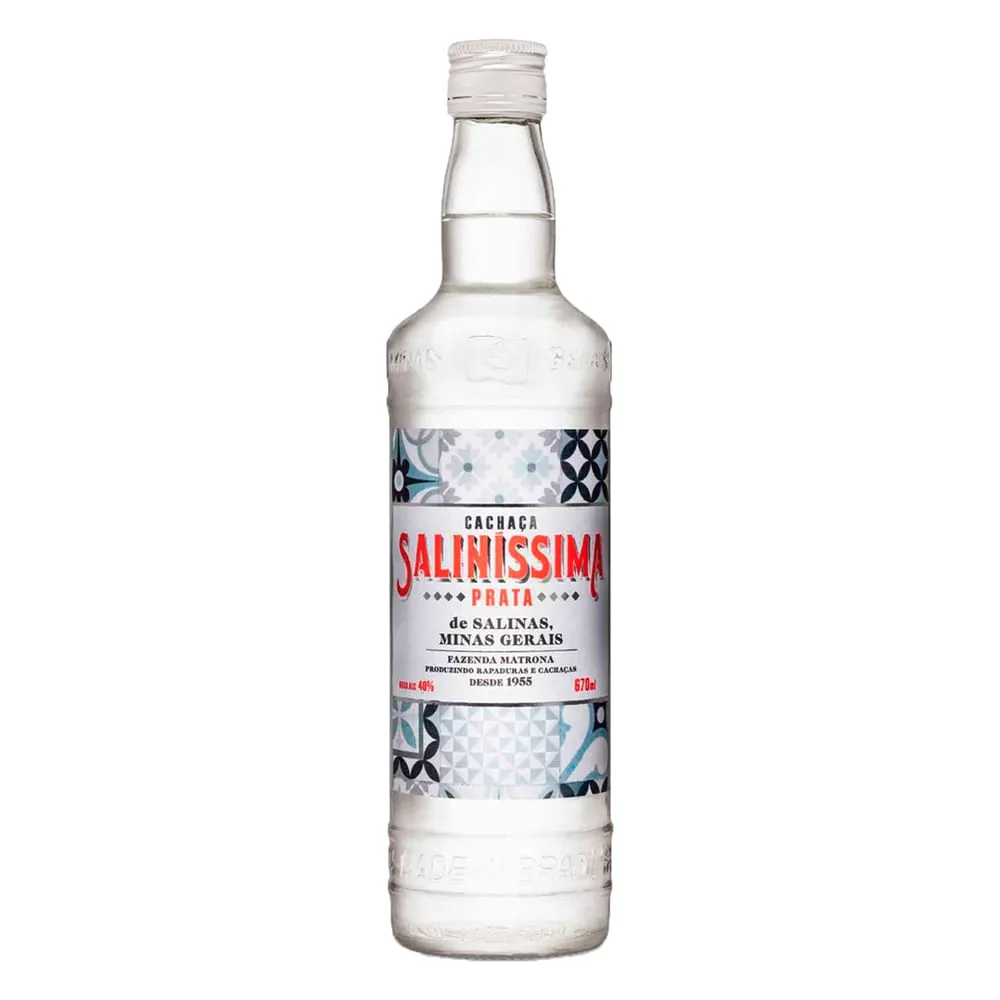 Cachaa Salinssima Prata 670ml