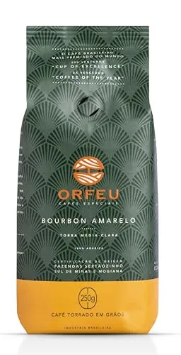 (rec)orfeu Caf Bourbon Amarelo Em Gros, 100% Arabica, Torra Mdia Clara 250g