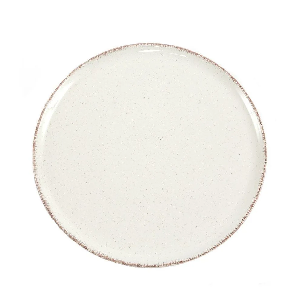 Prato Raso Naturalle Off White Havan Casa 27cm - Cermica