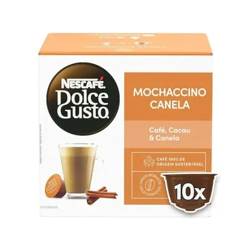 [r$16,02 Mais Por Menos]nescaf Dolce Gusto Mochacinno Canela 10 Capsulas 172g