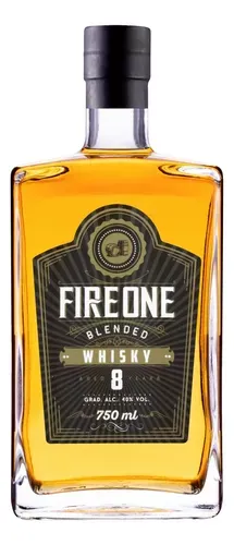 Whisky Fire One Blended Brasil 750 Ml