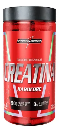 Creatina Integralmedica 100% Pura 120 Cps - Energia, Fora E Exploso Muscular Para Resultados Mais Rpidos