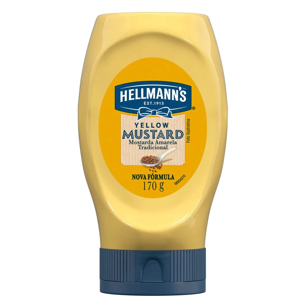 [leve 2 Pague R$ 4,24 Cada] Mostarda Hellmann's Amarela 170 G