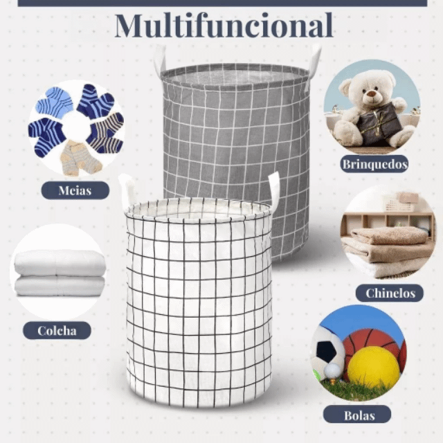 Cesto Organizador Multiuso Dobrvel