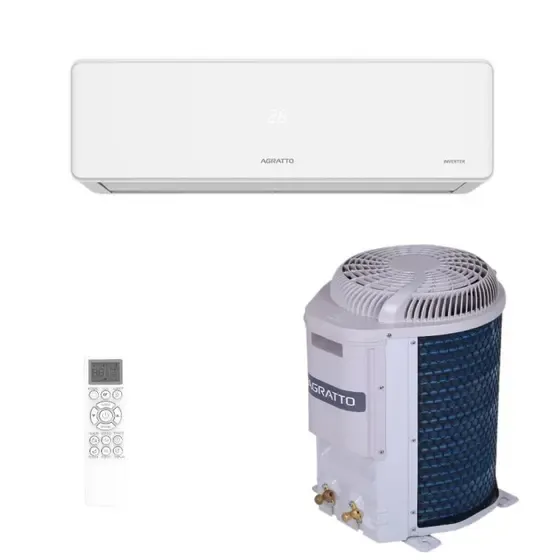 Ar-condicionado Split Hw Inverter Agratto Fit Top 12.000 Btus R-32 S Frio 220v