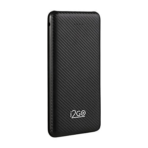 I2go, Carregador Porttil (power Bank) 10000mah, 2 Sadas Usb + 1 Sada/entrada Usb-c, Preto, I2go Plus