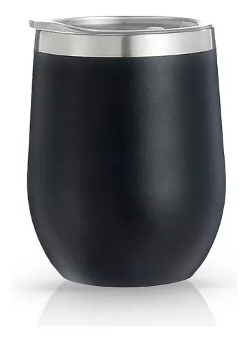 Copo Cuia Trmico Ao Inox Anti Vazamento 350ml C/ Tampa Cuia Cerveja Chopp E Caf - Loja Gudeltec