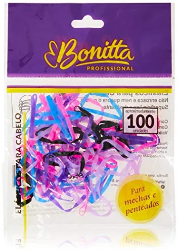 Elsticos Coloridos Pacote 100 Unid, Bonitta, 591bt, Marco Boni, Sortida