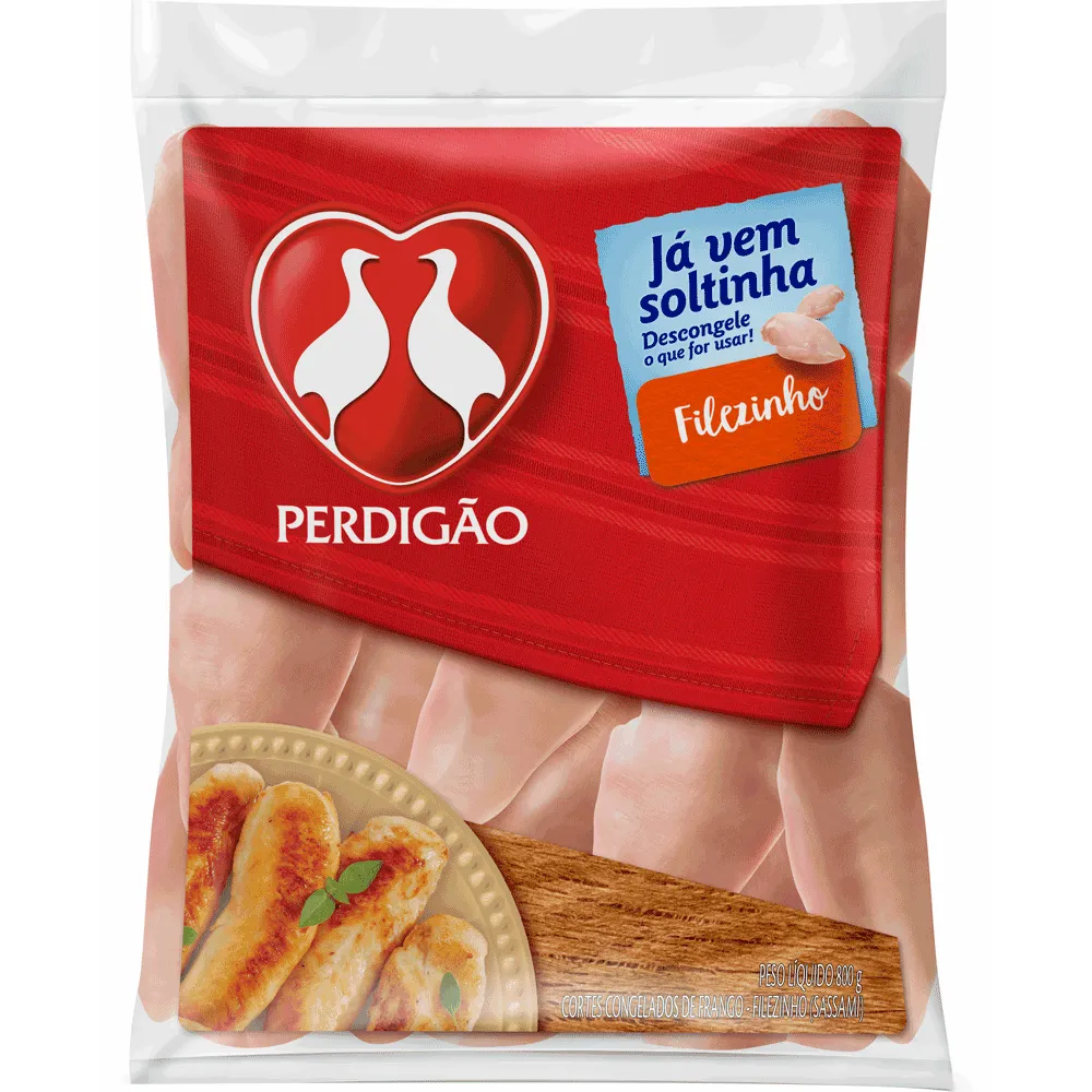[regional] Filezinho Sassami De Frango Congelado Perdigo Zip 800g