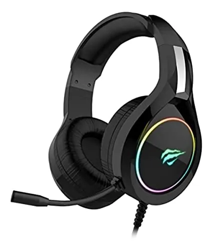 [pix] Havit Hv-h2232d - Fone De Ouvido, Gamer, Iluminao Rgb, Com Microfone, Falante De 50mm, Conector 3.5mm