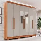 Guarda-roupa Casal Com Espelho 6 Portas 2 Gavetas Frana