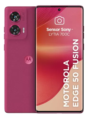 Smartphone Motorola Edge 50 Fusion 5g - 256gb 16gb (8gb Ram+8gb Ram Boost) 50mp Sony Ai Camera Ip68 Nfc - Pink Suede