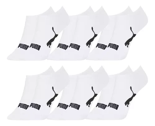 Kit Com 6 Meias Sapatilha Invisivel Algodo Sport Puma