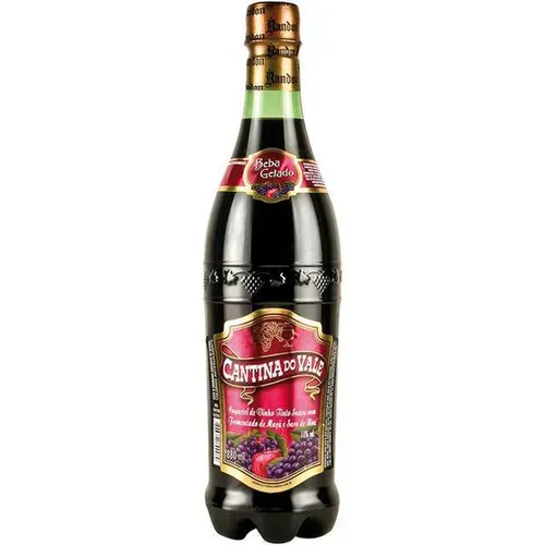 Vinho Tinto Suave Cantina Do Vale 880ml Composto De Cidra E Suco De Uva
